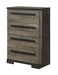 REMINGTON CHEST GRAY/EBONY - Olympia Furniture (Saint George, Utah)