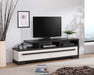 REMINGTON TV STAND CHALK/EBONY - Olympia Furniture (Saint George, Utah)