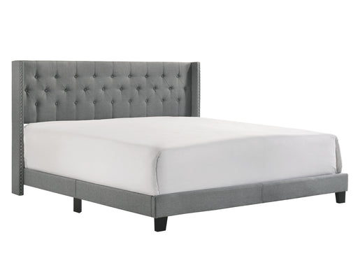 MAKAYLA KING BED GREY - Olympia Furniture (Saint George, Utah)