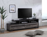 REMINGTON TV STAND GRAY/EBONY - Olympia Furniture (Saint George, Utah)