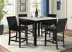 LENNON 5-PK COUNTER HEIGHT SET - Olympia Furniture (Saint George, Utah)
