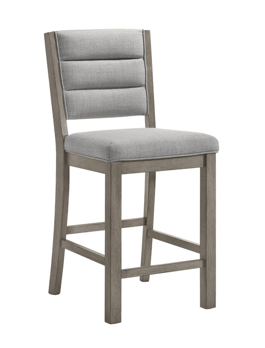 RENWICK COUNTER HEIGHT CHAIR ALL GREY - Olympia Furniture (Saint George, Utah)