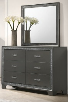 Crown Mark Furniture Kaia Dresser in Dark Gray - Olympia Furniture (Saint George, Utah)
