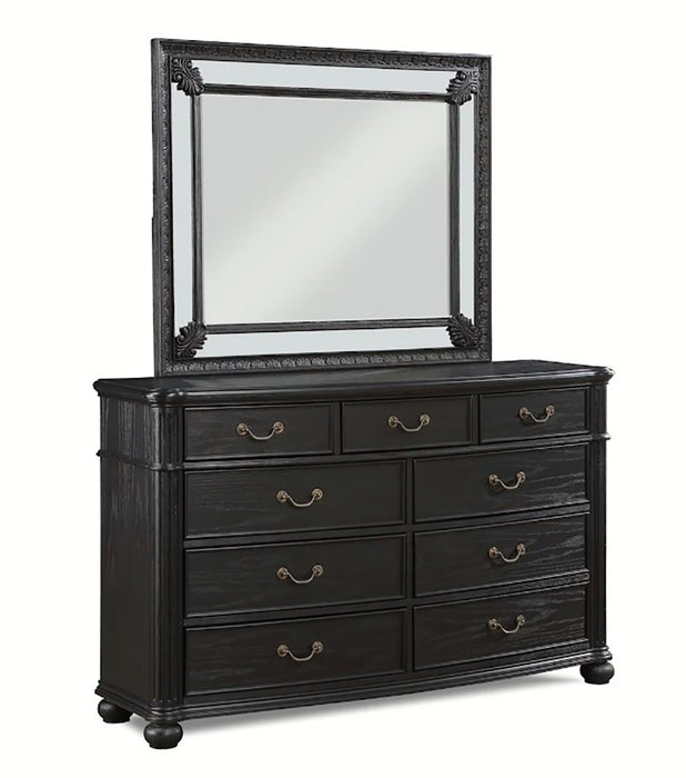 Crown Mark Furniture Kingsbury 9 Drawer Dresser in Black - Olympia Furniture (Saint George, Utah)