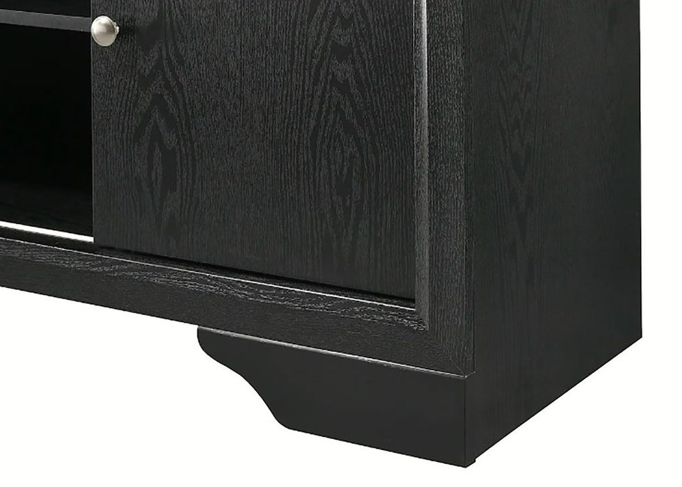 Crown Mark Furniture Regata TV Stand in Black - Olympia Furniture (Saint George, Utah)