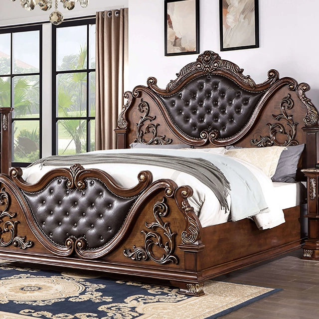 Esparanza Bed Cherry & White