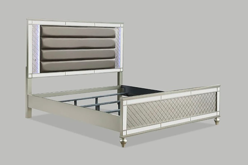 Crown Mark Furniture Cristian Queen Panel Bed in Beige B1680-Q - Olympia Furniture (Saint George, Utah)