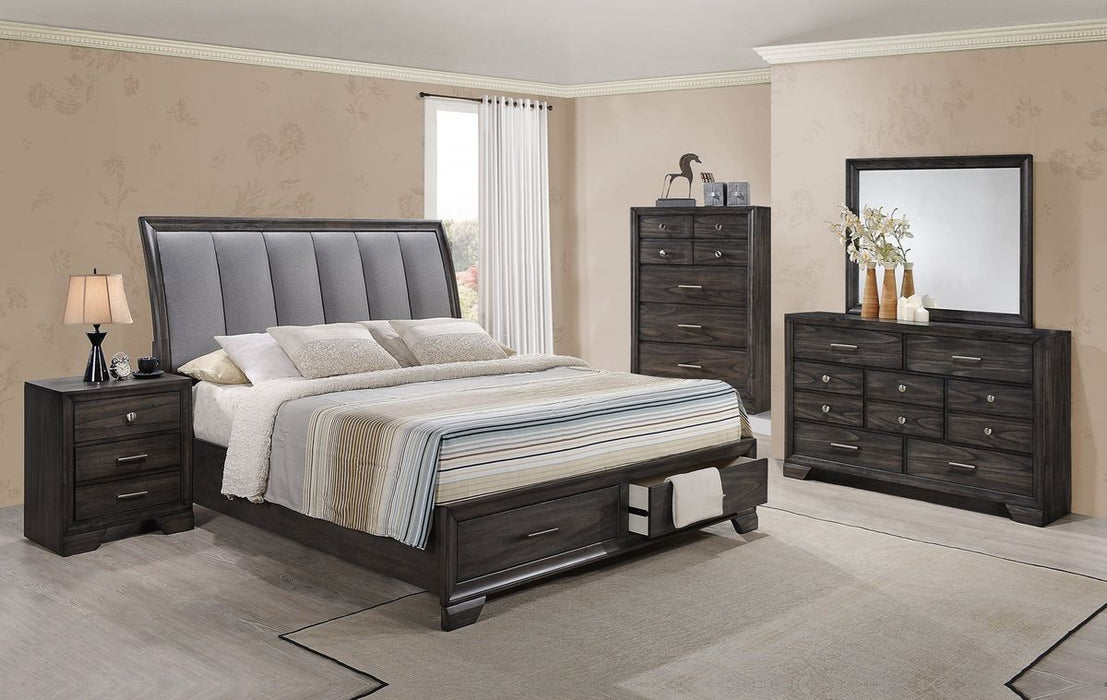 Crown Mark Jaymes Nightsatnd in Dark Brown B6580-2 - Olympia Furniture (Saint George, Utah)