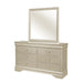 Crown Mark Louis Philip Mirror in Champagne - Olympia Furniture (Saint George, Utah)
