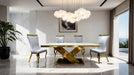 Palazzo Gold Chair (2/CTN) - Olympia Furniture (Saint George, Utah)