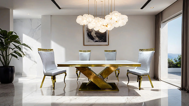 Palazzo Gold Chair (2/CTN) - Olympia Furniture (Saint George, Utah)