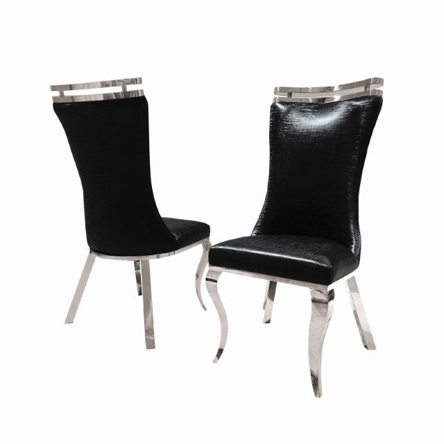 Palazzo Silver Chair (2/CTN) - Olympia Furniture (Saint George, Utah)