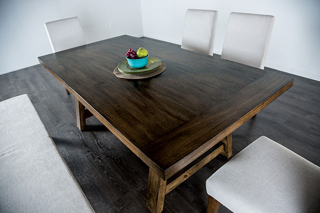 Losone Dining Table Set with Bench Rustic - Olympia Furniture (Saint George, Utah)
