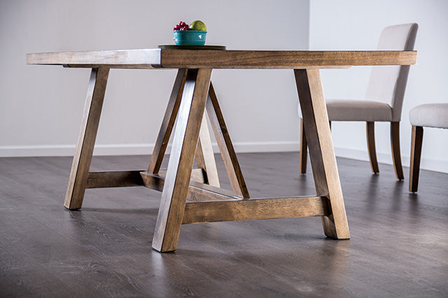 Losone Dining Table Set with Bench Rustic - Olympia Furniture (Saint George, Utah)