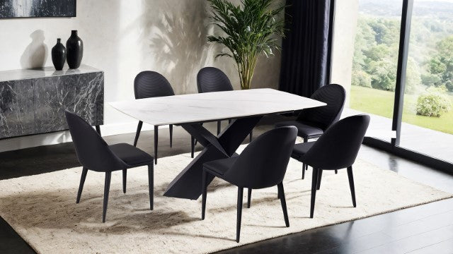 Lenvik 7 Pc Dining Table Set White - Olympia Furniture (Saint George, Utah)