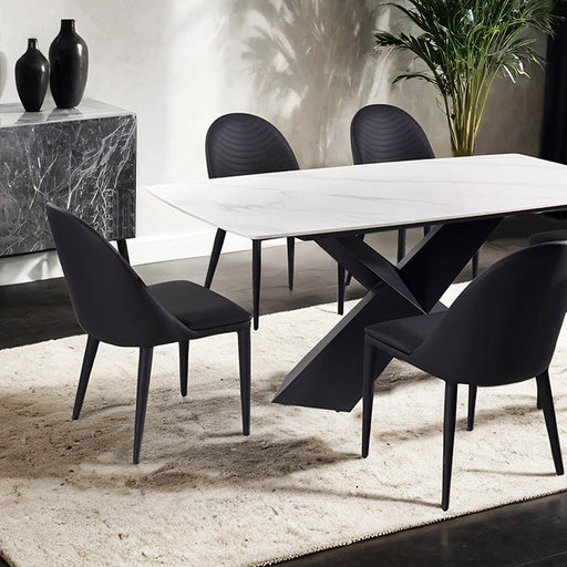 Lenvik 7 Pc Dining Table Set White - Olympia Furniture (Saint George, Utah)