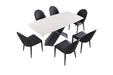 Lenvik 7 Pc Dining Table Set White - Olympia Furniture (Saint George, Utah)