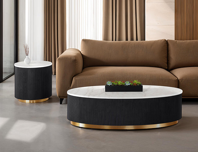 Virden Oval Cocktail Table - Olympia Furniture (Saint George, Utah)