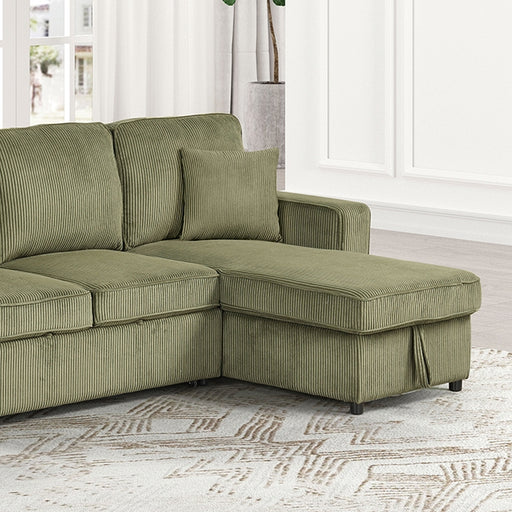 Yves Sectional Green - Olympia Furniture (Saint George, Utah)