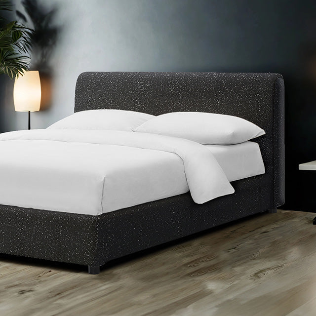 Vertham E.King, Full, & Queen Bed White & Black - Olympia Furniture (Saint George, Utah)