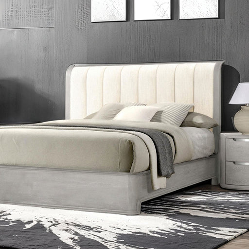 Osterley Queen & E.King Bed Grey & Black - Olympia Furniture (Saint George, Utah)