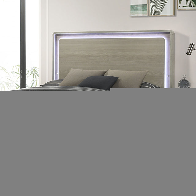 Rainier Queen Bedroom Set Gray
