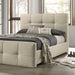 Merced Bed Gray & Ivory - Olympia Furniture (Saint George, Utah)