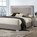 Sinistra Bed Beige, Black, White - Olympia Furniture (Saint George, Utah)