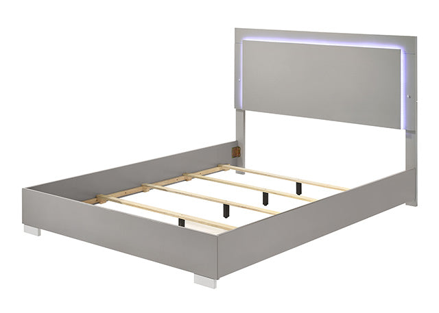 Sinistra Bed Beige, Black, White - Olympia Furniture (Saint George, Utah)