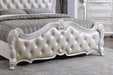 Ventresca Bed White & Chrome - Olympia Furniture (Saint George, Utah)
