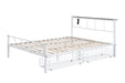 Nicoli Queen Metal Bed With Underbed Storage - Olympia Furniture (Saint George, Utah)