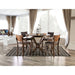 Marina 5 PC Dining Table Set Walnut - Olympia Furniture (Saint George, Utah)