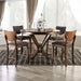 Marina 5 PC Dining Table Set Walnut - Olympia Furniture (Saint George, Utah)
