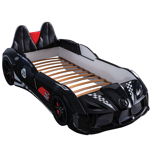 Trackster Bed White, Red,, Black, & Blue - Olympia Furniture (Saint George, Utah)