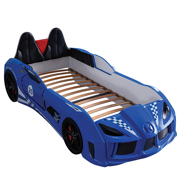 Trackster Bed White, Red,, Black, & Blue - Olympia Furniture (Saint George, Utah)