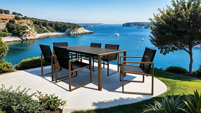 Oswego 8 Pc. Outdoor Dining Set - Olympia Furniture (Saint George, Utah)