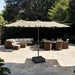 Musa Rectangular Market Umbrella - Olympia Furniture (Saint George, Utah)