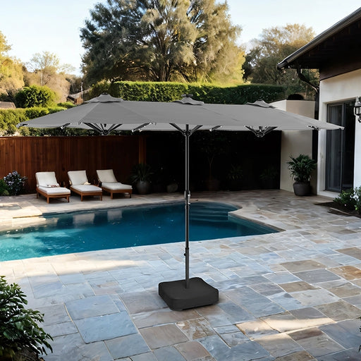 Musa Rectangular Market Umbrella - Olympia Furniture (Saint George, Utah)