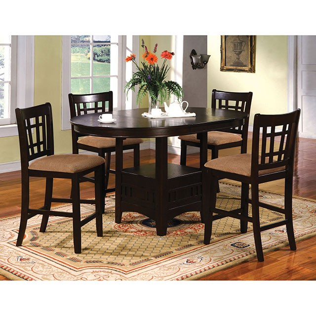 Metropolis Oval Counter Ht. Table - Olympia Furniture (Saint George, Utah)