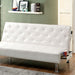 Farel Futon Sofa Red & White - Olympia Furniture (Saint George, Utah)