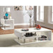 Ninove I White/Chrome Coffee Table - Olympia Furniture (Saint George, Utah)
