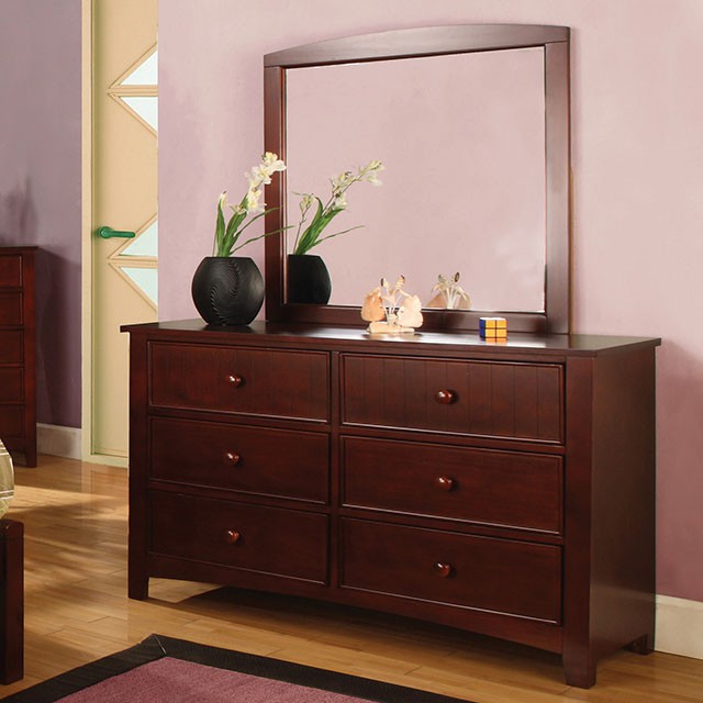 Omnus Cherry Mirror - Olympia Furniture (Saint George, Utah)