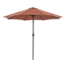 Soli 9' Outdoor Umbrella w/ Auto Tilt + 21" Round Base - Olympia Furniture (Saint George, Utah)