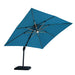 Sano 10 Ft Square Umbrella w/ Double Top w/ LED + 37" Large Base - Olympia Furniture (Saint George, Utah)