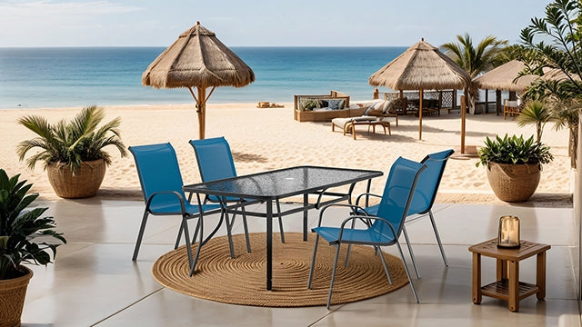 Pierro 5 Pc. Outdoor Dining Set - Olympia Furniture (Saint George, Utah)