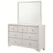 Crown Mark Furniture Lyssa 7 Drawer Dresser in White - Olympia Furniture (Saint George, Utah)
