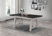 Crown Mark Maribelle Rectangular Dining Table in Chalk/Grey - Olympia Furniture (Saint George, Utah)