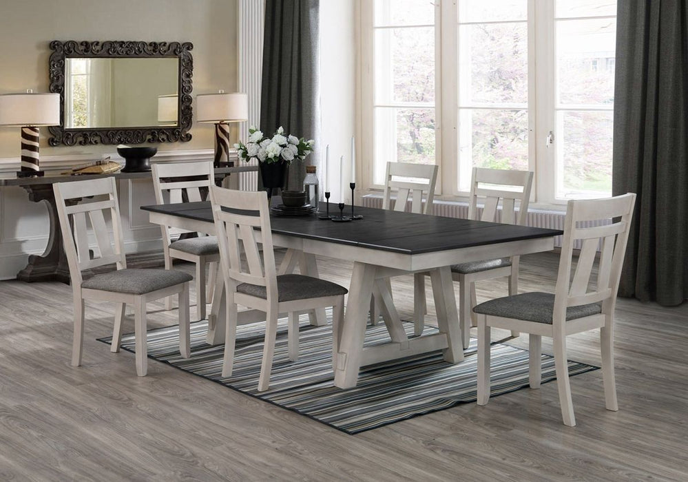 Crown Mark Maribelle Side Chair in Chalk/Grey 2158CG-S (Set of 2) - Olympia Furniture (Saint George, Utah)