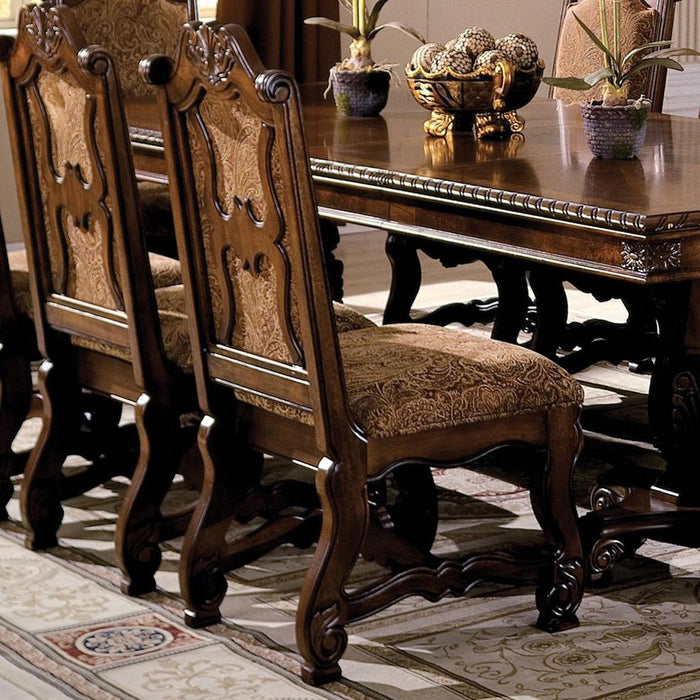 Crown Mark Neo Renaissance Dining Side Chair in Warm Brown (Set of 2) 2401S - Olympia Furniture (Saint George, Utah)