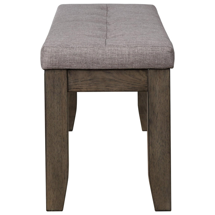 Crown Mark Bardstown Bench in Gray - Olympia Furniture (Saint George, Utah)
